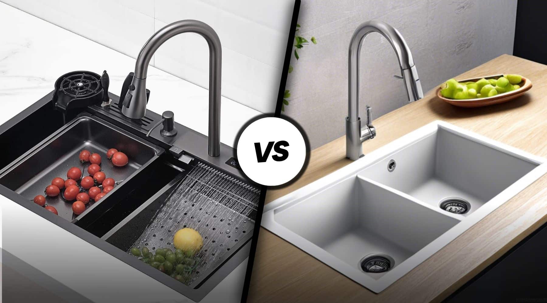 Stainless Steel Kitchen Sink Vs Granite at Mike Belcher blog