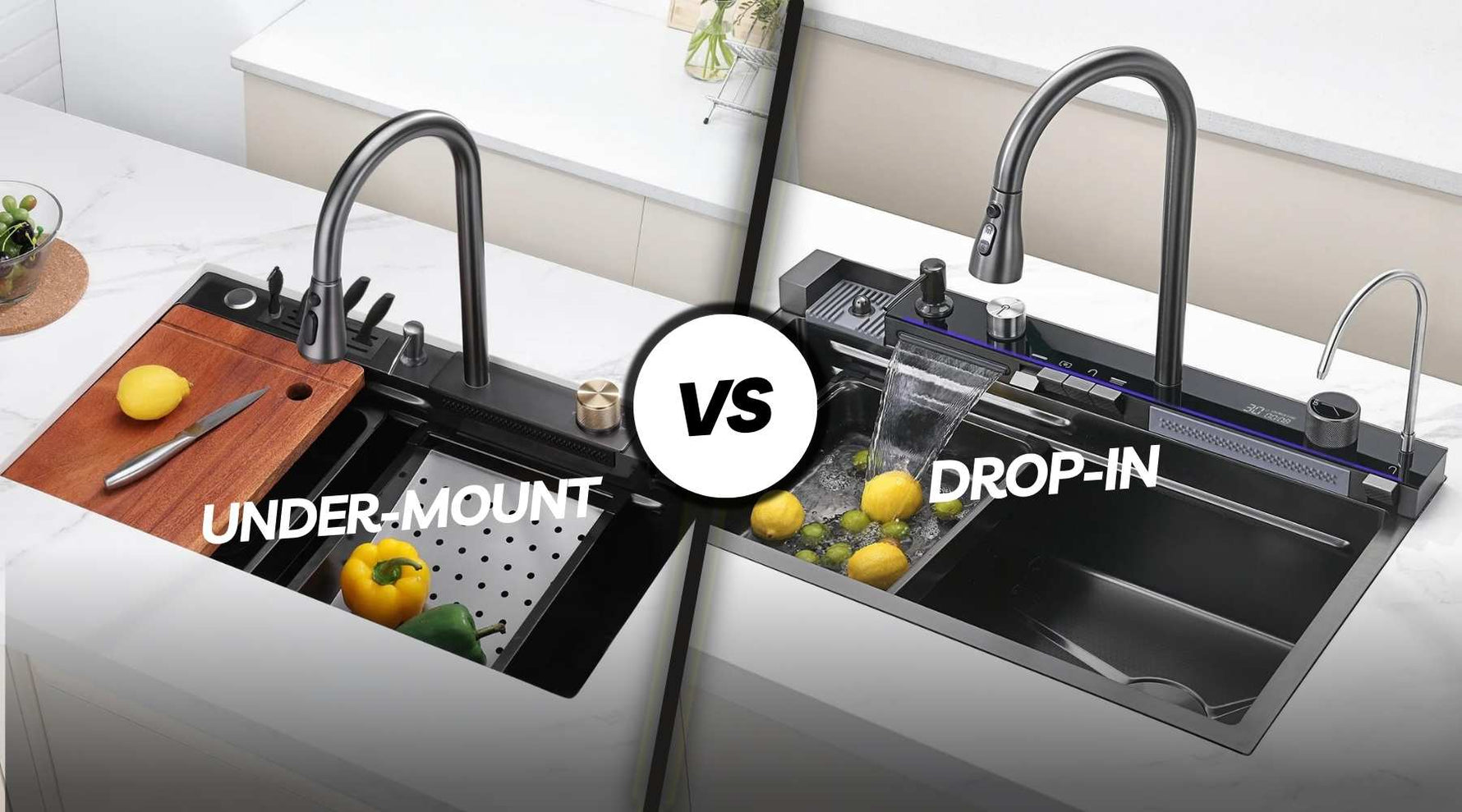 Undermount Sink vs. Drop-In Sink: Which is Right for You?
